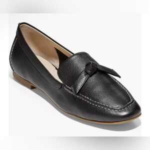 Cole Hahn Black Caddie Bow Loafer Women Size 7B  Shoes For Crews Nonslip
